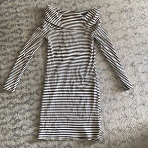 Social scoop neck dress